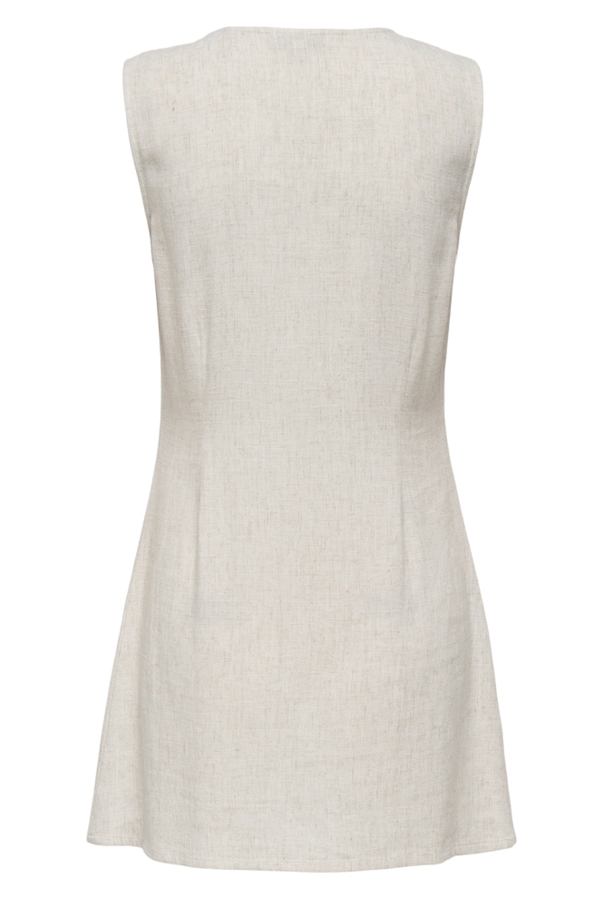 ONLSIESTA LINEN BLEND SL SHORT DRES 15357797 Moonbeam